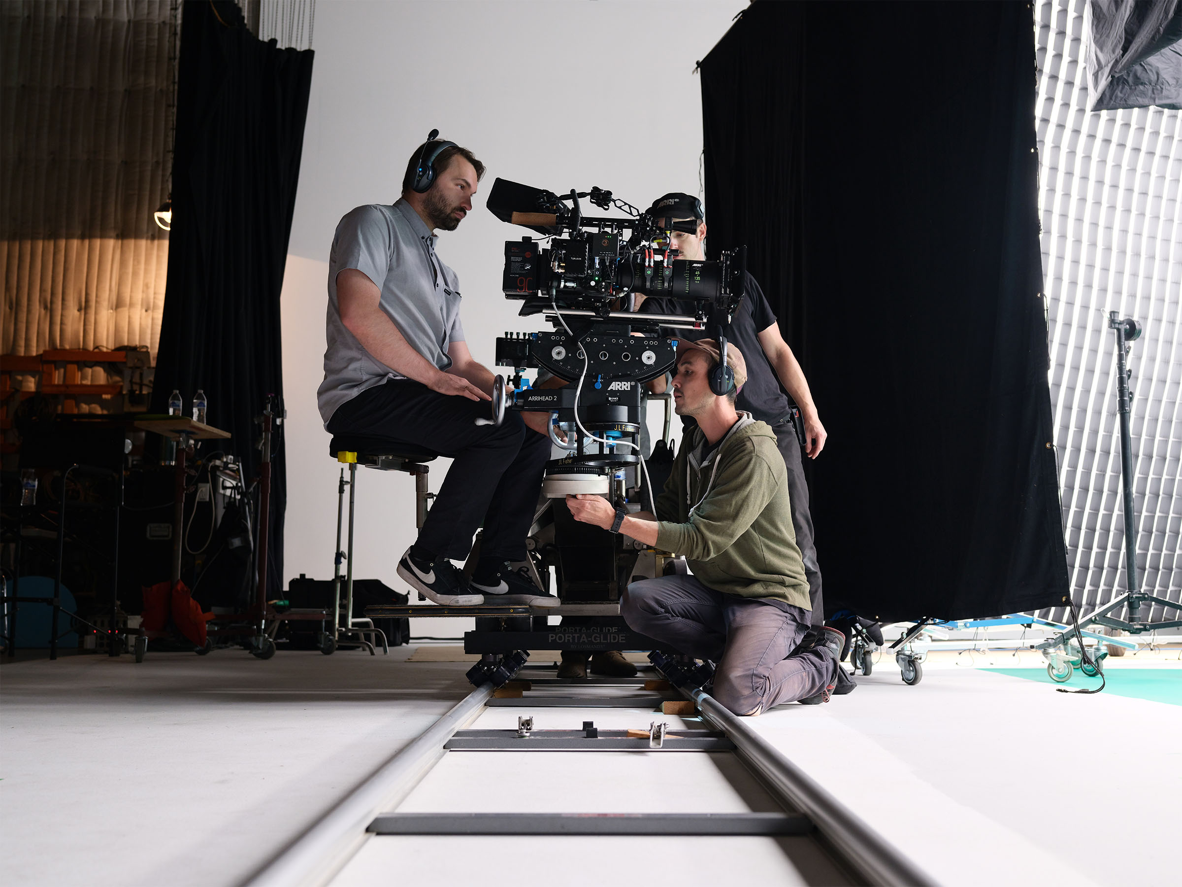 On-set photography production