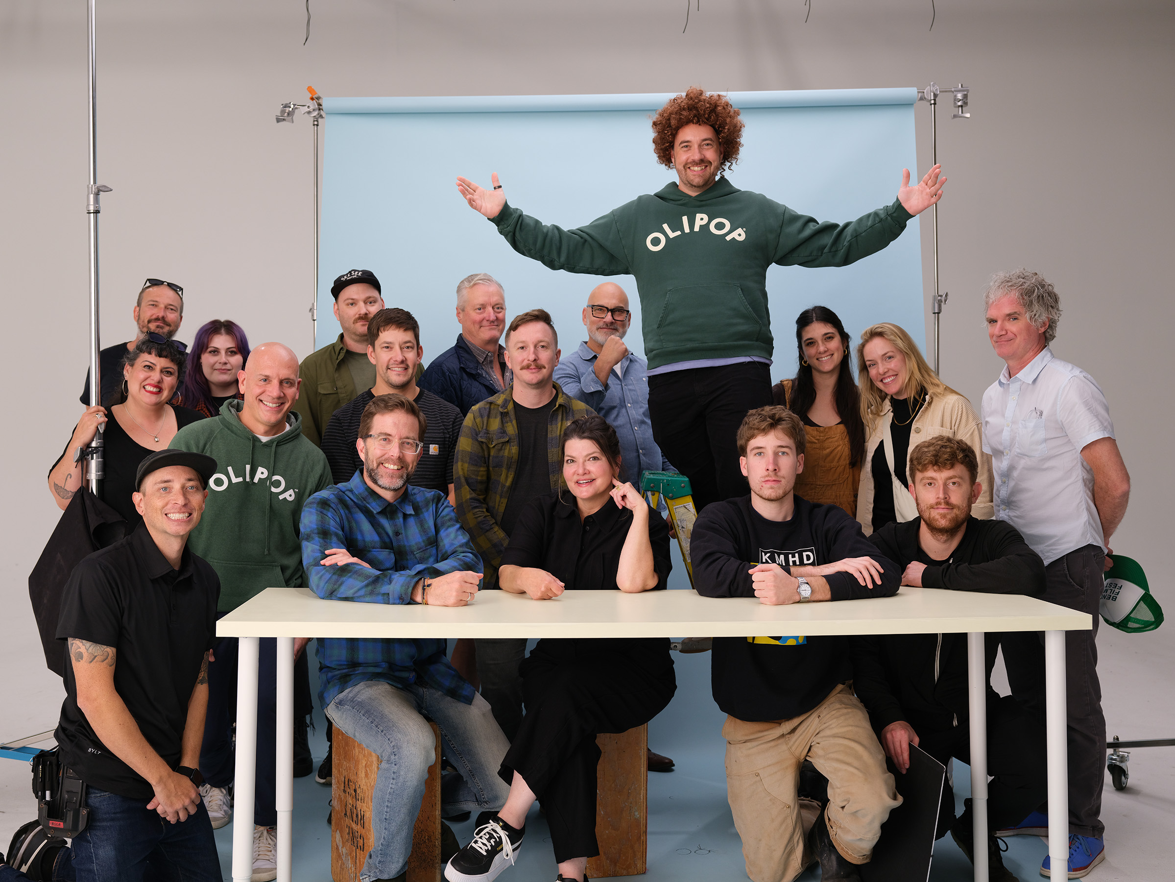 Behind the scenes, Olipop production