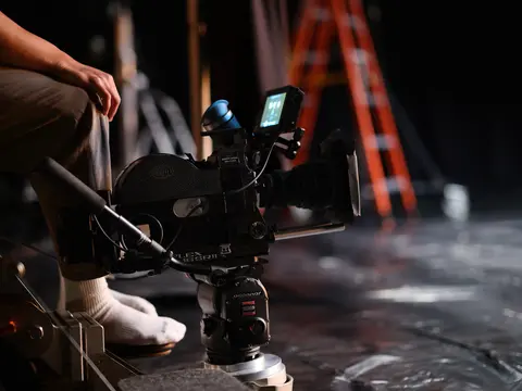 Arriflex film camera on set